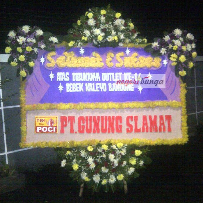 papan congra Bandung 1-pres Bunga papan selamat Bandung