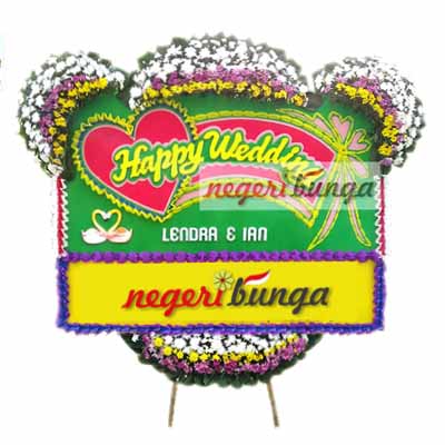 Bunga Papan Wedding
