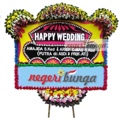 Bunga Papan Wedding